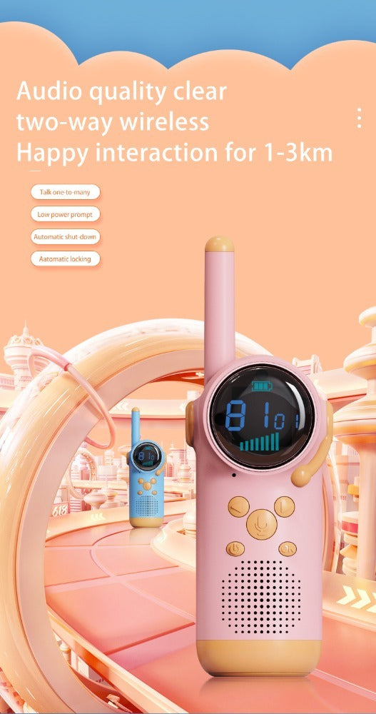 Kids Walkie-Talkies (2-Pack) – Blue & Pink