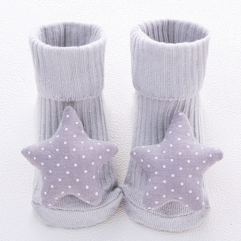 Cute Character Baby Socks – Soft Cotton Crew Socks for Newborns & Toddlers