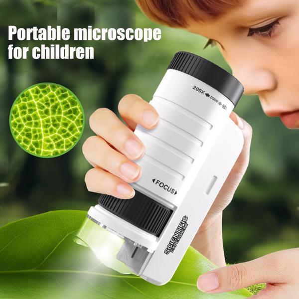 Bio Kids Microscope – Educational Science Experiment Toy for Children (Black)