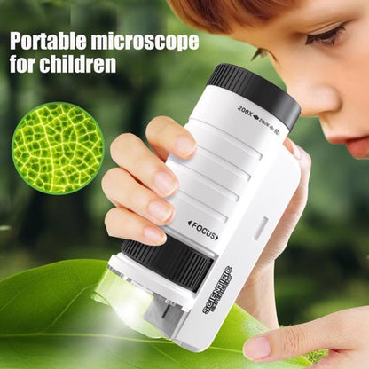 Bio Kids Microscope – Educational Science Experiment Toy for Children (Black)