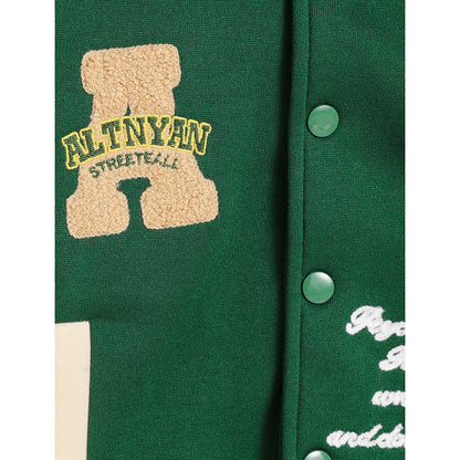 Toddler Unisex Varsity Embroidered Letter Jacket – Soft, Sporty & Play-Ready