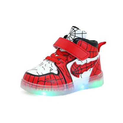 Kids’ Light-Up Adventure Sneakers – LED Glow, Soft Comfort & Easy Velcro (Toddler & Little Kids)