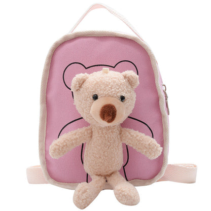 Mini Teddy Bear Backpack for Kids (Canvas) – Preschool & Kindergarten Bag