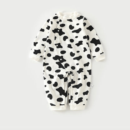 Cotton Baby Onesie Pajamas – Soft Long-Sleeve Footless Romper for Infants