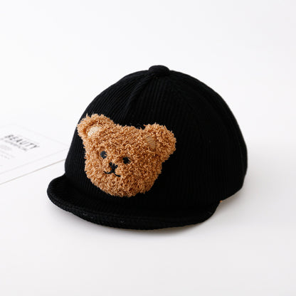 Cozy Bear Baby Baseball Cap for Babies and Toddlers