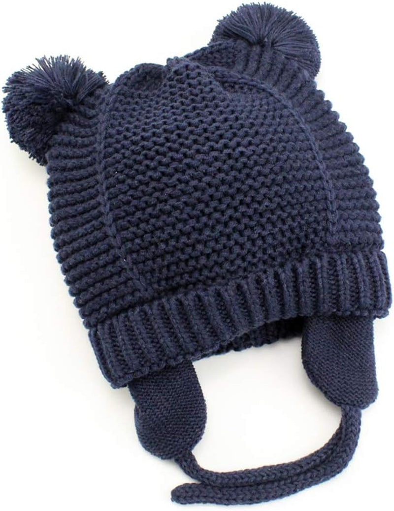 FrostFlap Earflap Beanie – Knit Winter Hat with Cozy Lining