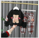 Plaid Bear Black