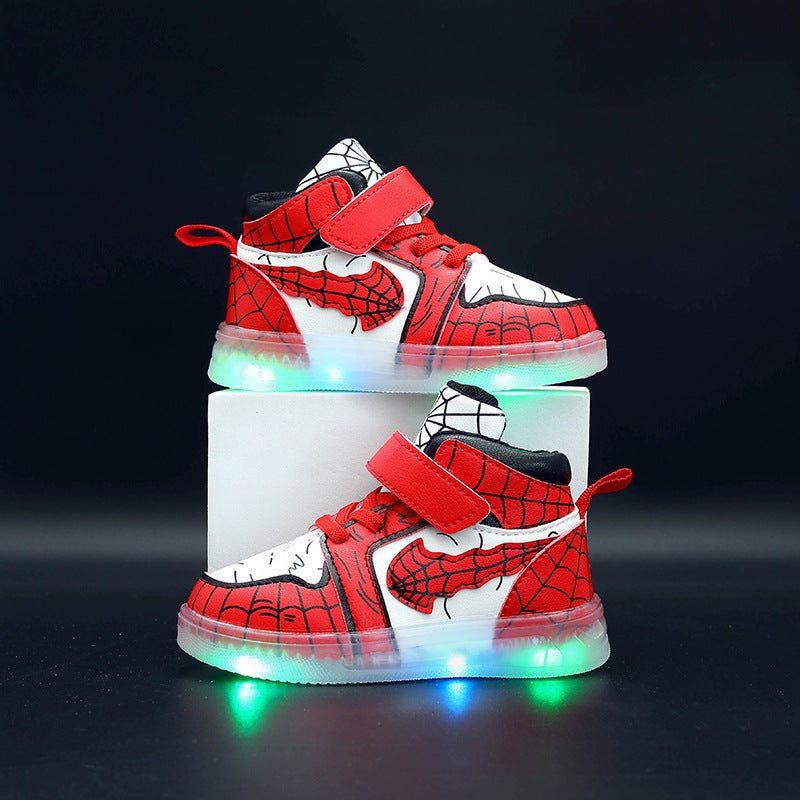 Kids’ Light-Up Adventure Sneakers – LED Glow, Soft Comfort & Easy Velcro (Toddler & Little Kids)