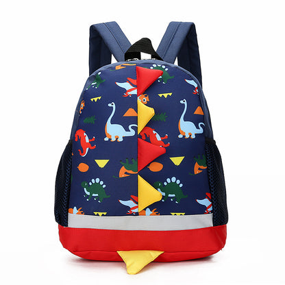 Kids Dinosaur Backpack for Preschool & Kindergarten – Lightweight Nylon School Bag