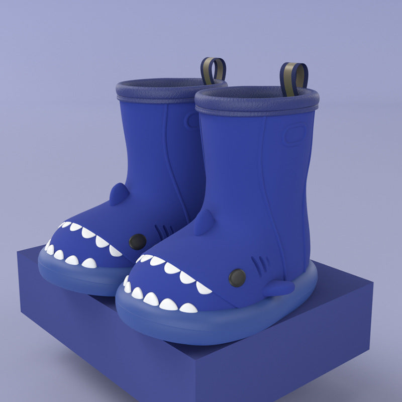 Kids Shark Rain Boots for Toddlers – Waterproof Non-Slip Dino Booties