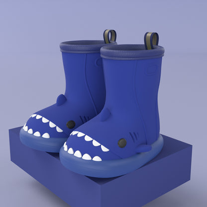 Kids Shark Rain Boots for Toddlers – Waterproof Non-Slip Dino Booties