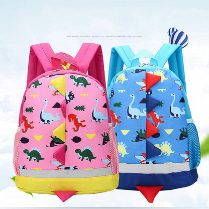 Kids Dinosaur Backpack for Preschool & Kindergarten – Lightweight Nylon School Bag