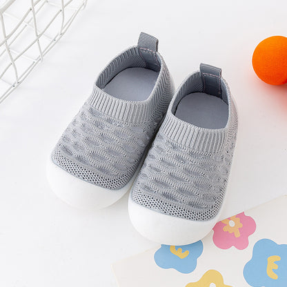 Breathable Baby Mesh First Walker Shoes with Soft Sole