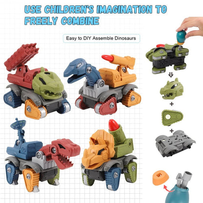 Dinosaur Take-Apart STEM Toys for Kids Ages 3+ – DIY Construction Set