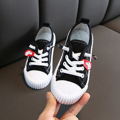Autumn Korean Style Children’s Candy-Colored Canvas Shoes