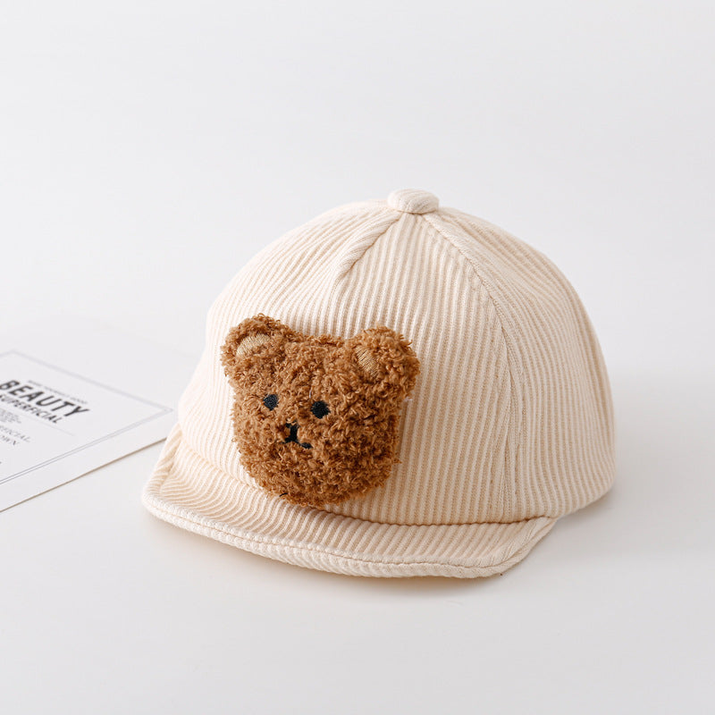 Cozy Bear Baby Baseball Cap for Babies and Toddlers