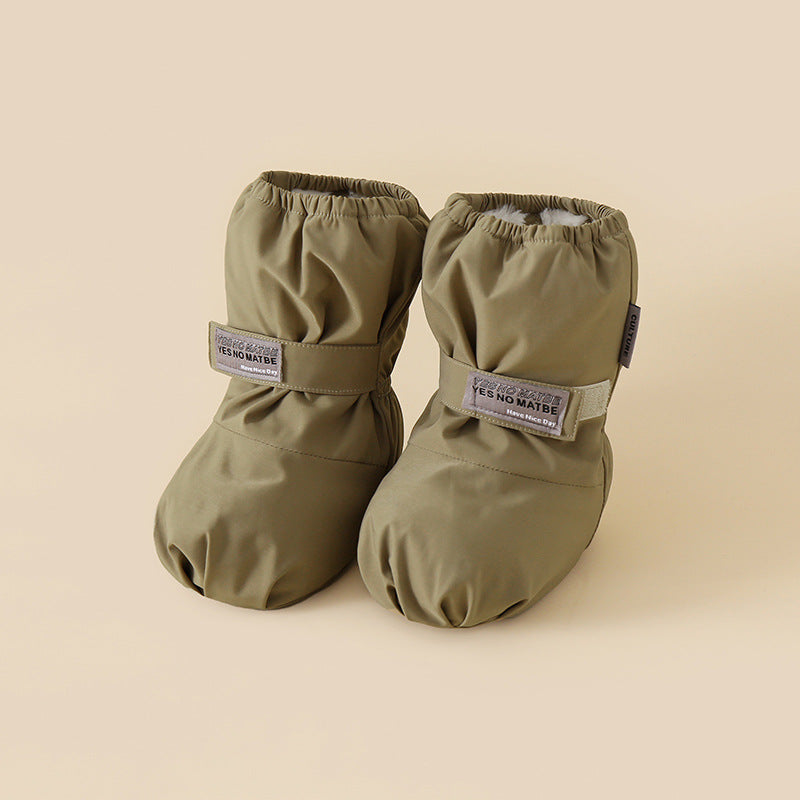 Cozy Waterproof Winter Booties – Fleece-Lined, Windproof & Soft for Babies + Toddlers