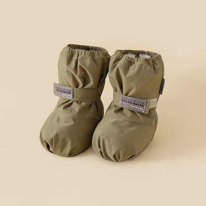 Cozy Waterproof Winter Booties – Fleece-Lined, Windproof & Soft for Babies + Toddlers
