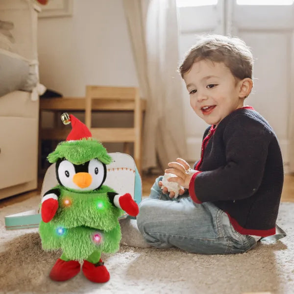 Electric Dancing & Singing Plush Toy – Interactive Penguin for Kids