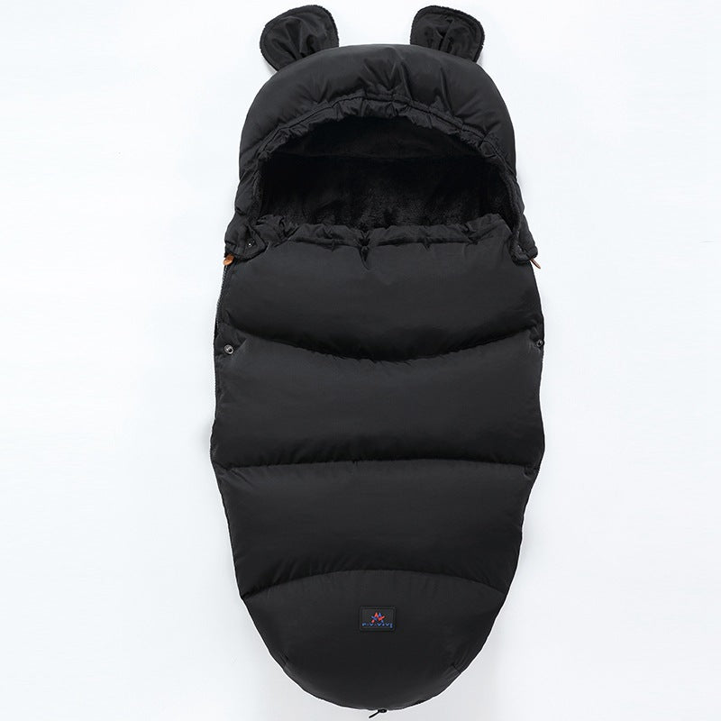 Baby Winter Stroller Sleeping Bag & Footmuff (0–3 Years) – Thick Warm Bunting Bag with Zipper Design