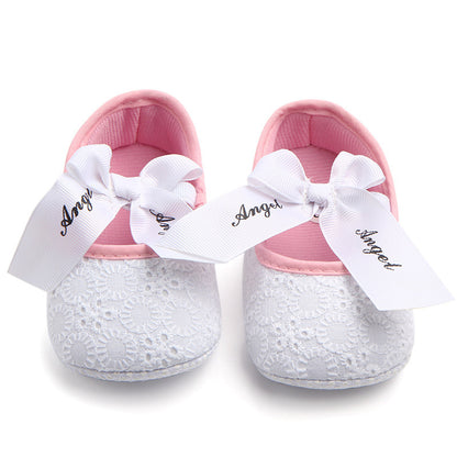 Baby Girl Bow Shoes – Soft, Non-Slip & Comfortable