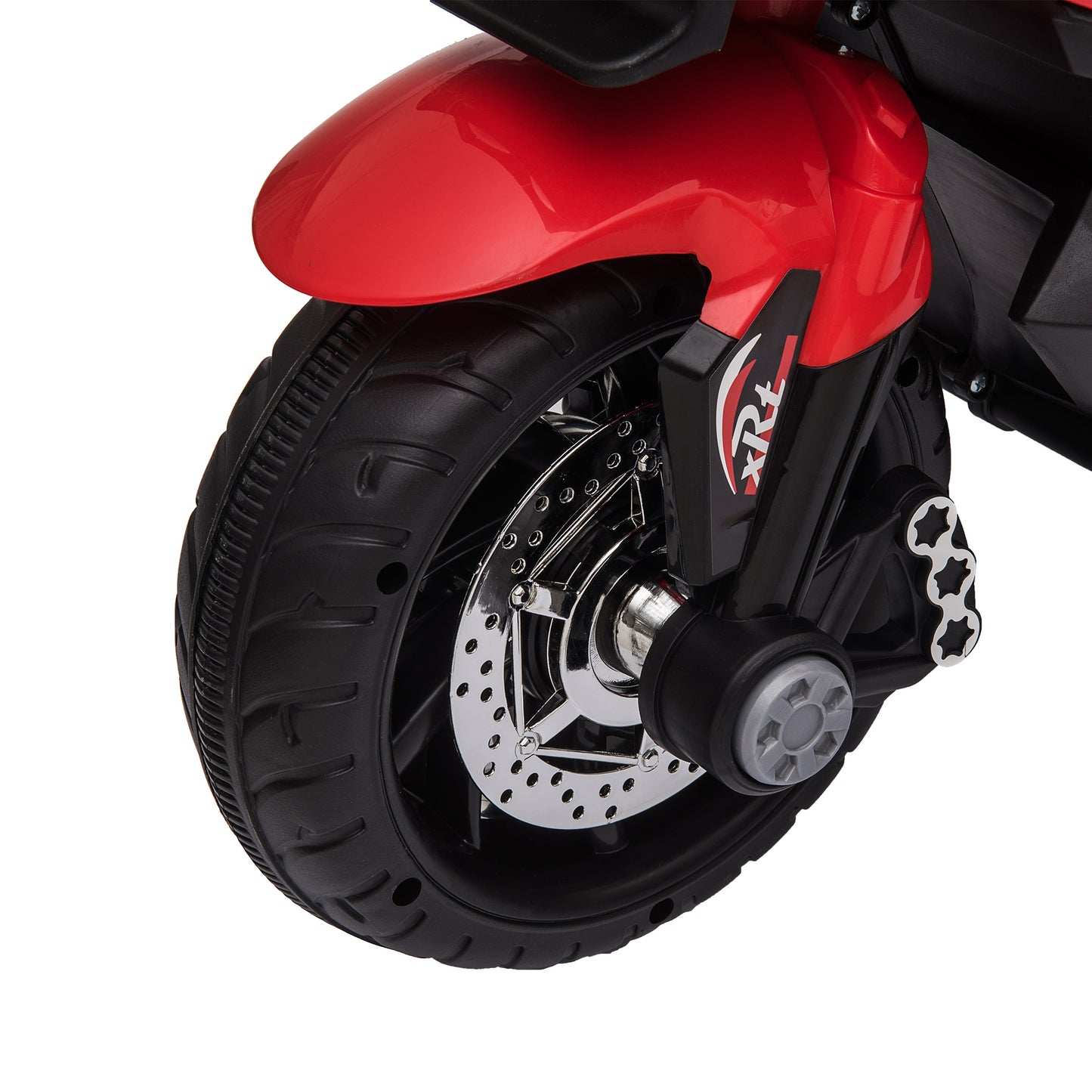 Red 6V Kids Electric Ride-On Motorcycle (Music, Horn & LED Headlights)