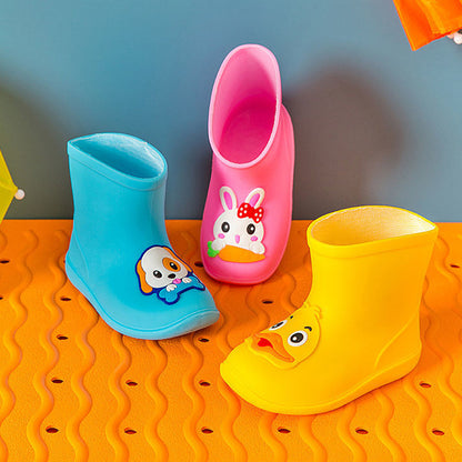 Kids’ Waterproof Cartoon Rain Boots