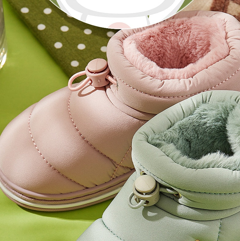 Cozy Winter Toddler Snow Boots – Warm Plush-Lined Puffer Boots with Non-Slip Sole